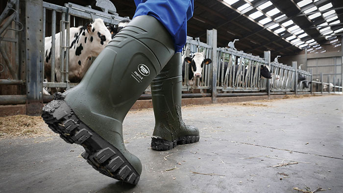 Rubber farming boots winter
