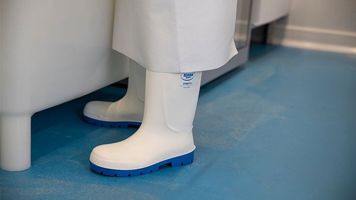 Gummistiefel Lebensmittelindustrie test