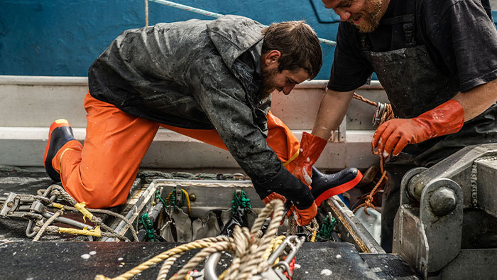 botas para la pesca profesional