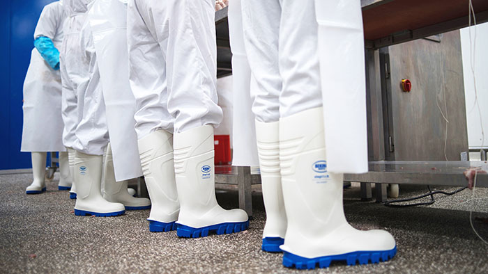 Botas de caucho para carniceros