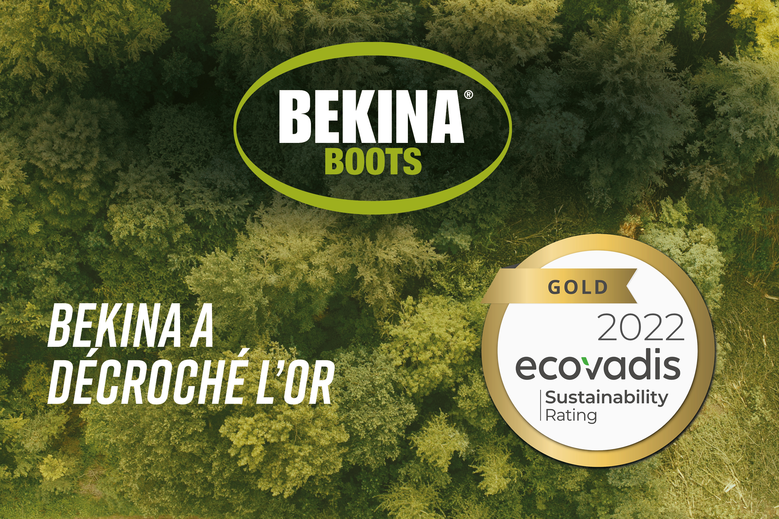 Bekina a décroché EcoVadis 2022 Gold