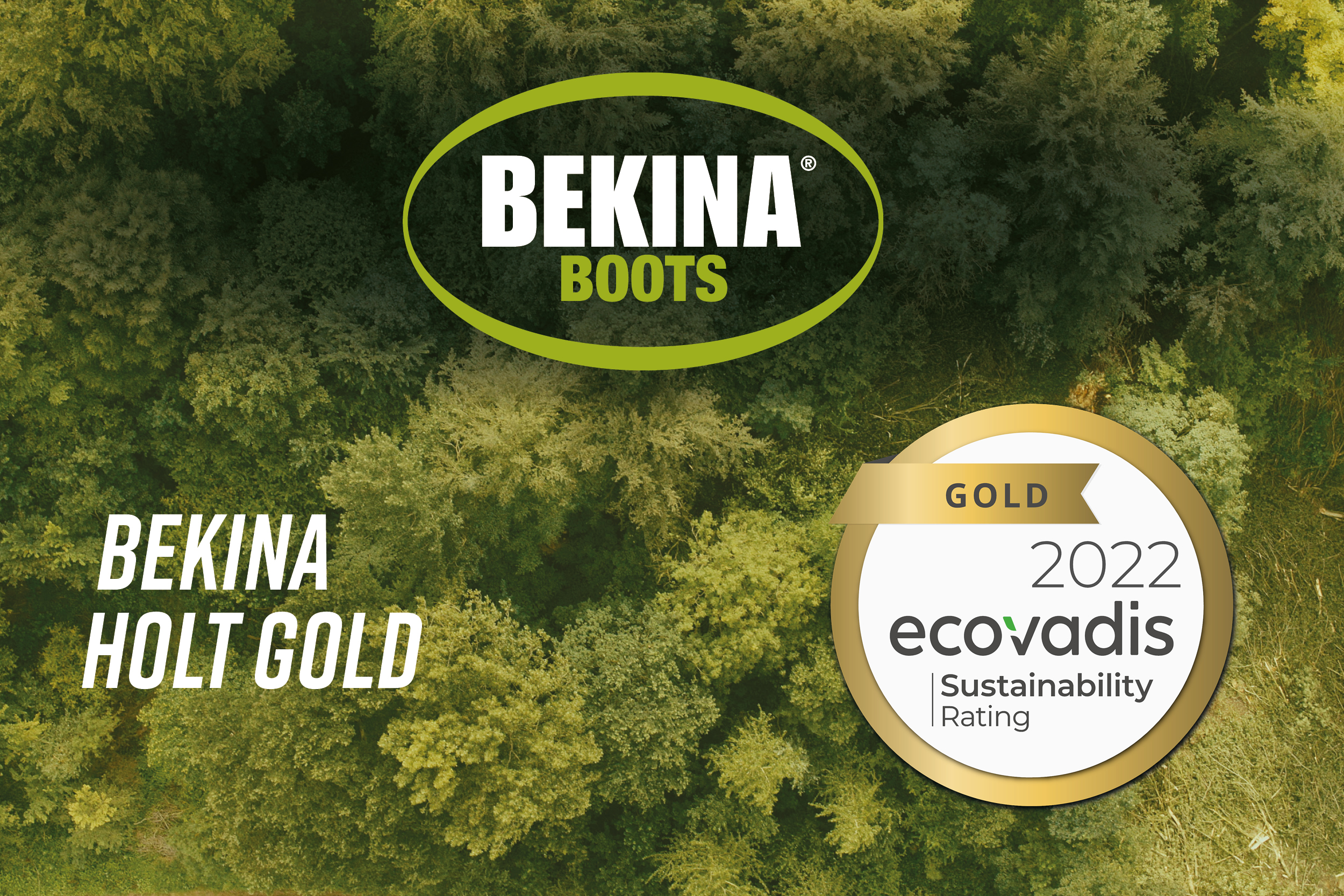 Bekina holt EcoVadis 2022 Gold